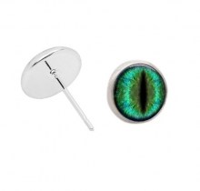 aretes ojos gato